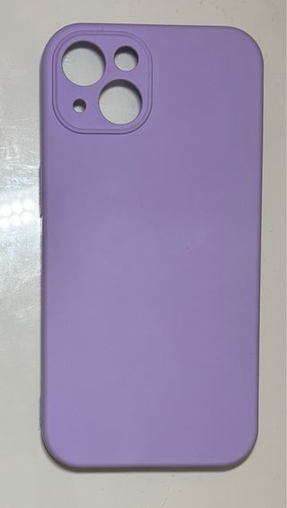 Funda silicona iPhone 13/14 morada