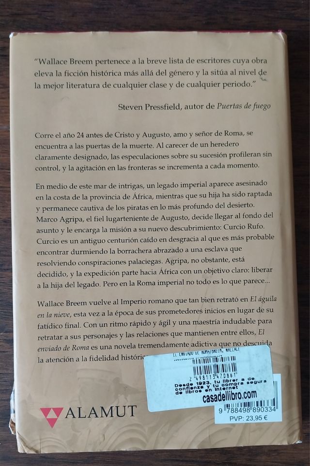 El enviado de Roma (Alamut Serie Histórica) (Sp...