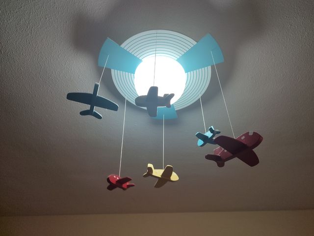 Lampara infantil aviones - Habitación niños