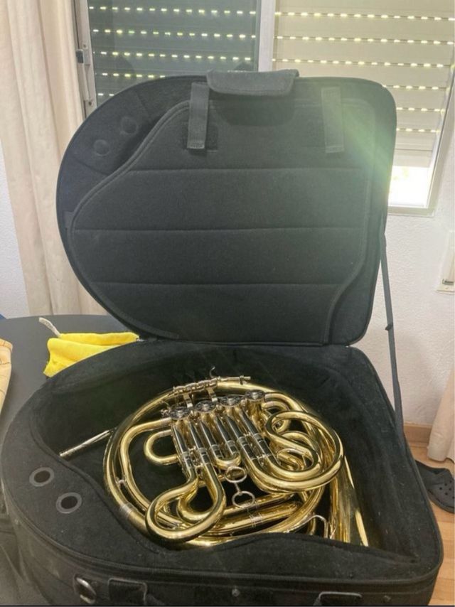 Trompa doble Finke - Yellow Brass