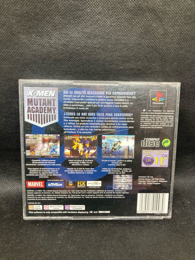 PS1 X-Men Mutant Academy PAL ESP