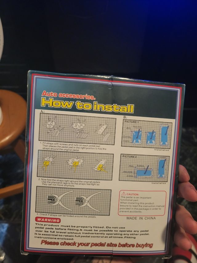 Pedales deportivos para coche - Rojo