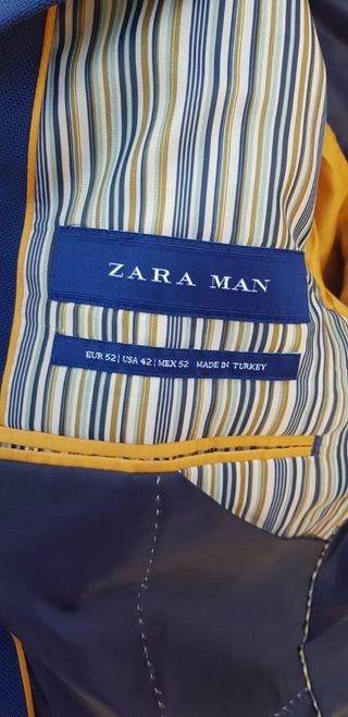 Traje de boda caballero azul