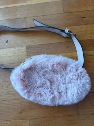 Riñonera rosa - Bolso piel