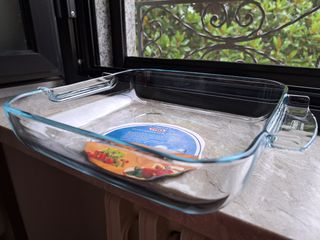 Teglia Pyrex vetro trasparente