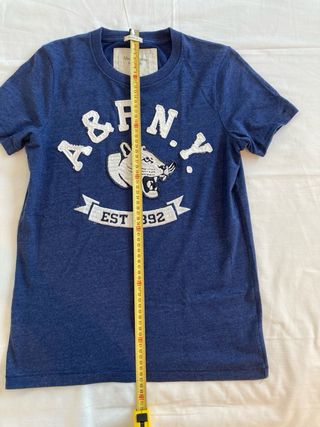 Abercrombie & Fitch - Camiseta azul talla S