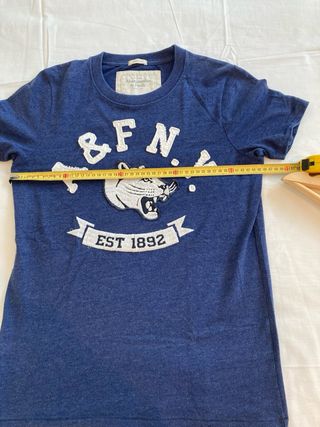 Abercrombie & Fitch - Camiseta azul talla S
