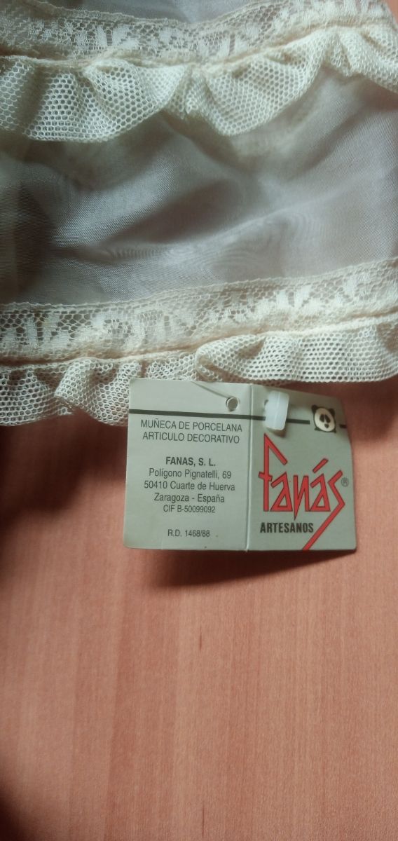 Muñeca porcelana antigua