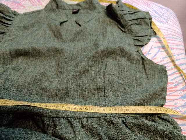 Vestido largo verde oliva verano