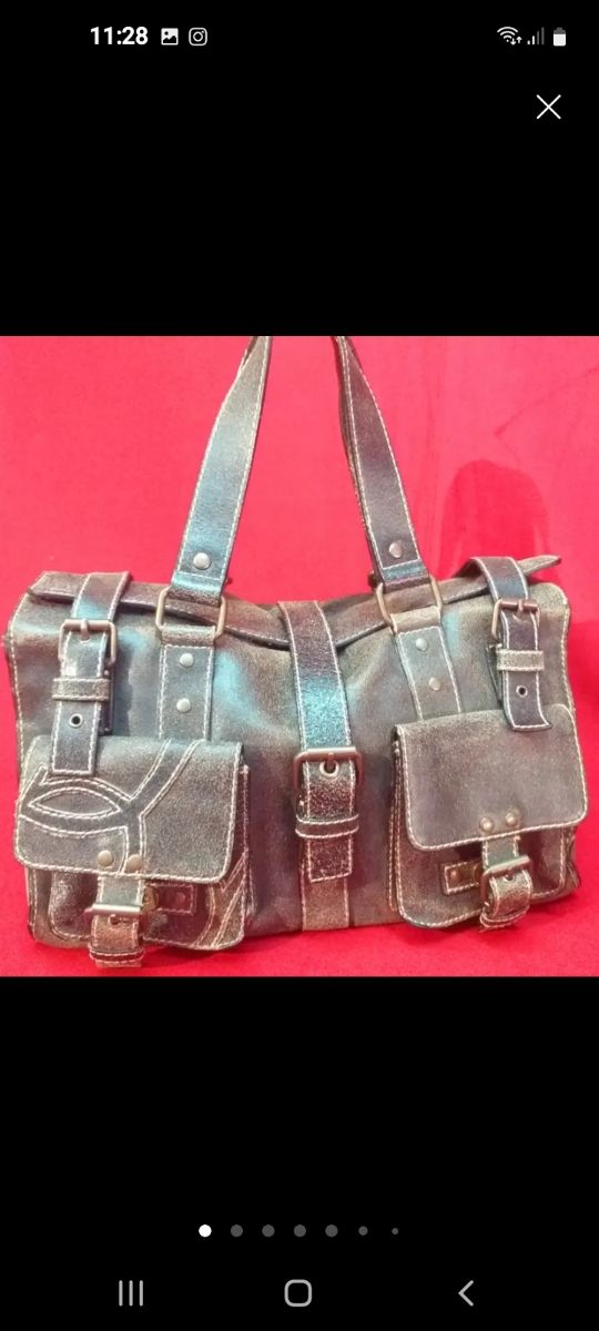 Bolso Purificación García marrón