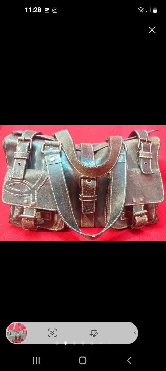 Bolso Purificación García marrón