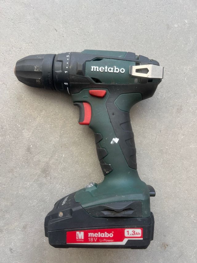 Taladro Metabo 18v inalámbrico