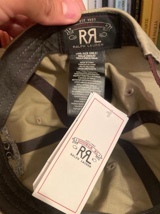 Cappellino RRL Ralph Lauren beige usa streetwear 