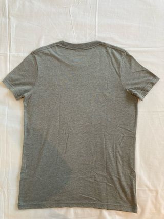 Camiseta Hollister gris - Talla S