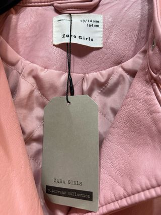Chaqueta Zara niña rosa XXS
