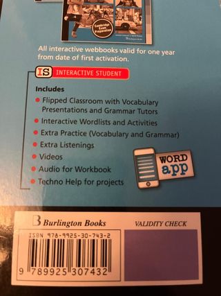 BURLINGTON INTERNATIONAL ENGLISH B1+ STUDENT 2021