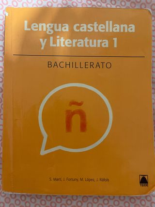 Lengua castellana 1. Bachillerato