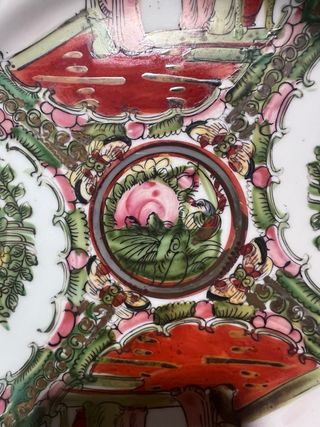 Plato porcelana china antiguo