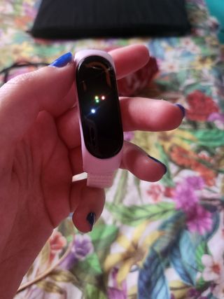Xiaomi Mi Band - Pulsera rosa + cable