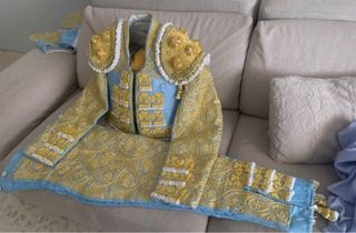 Traje de Torero - Azul y Dorado