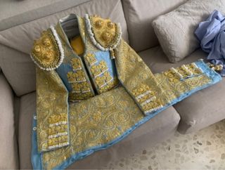 Traje de Torero - Azul y Dorado
