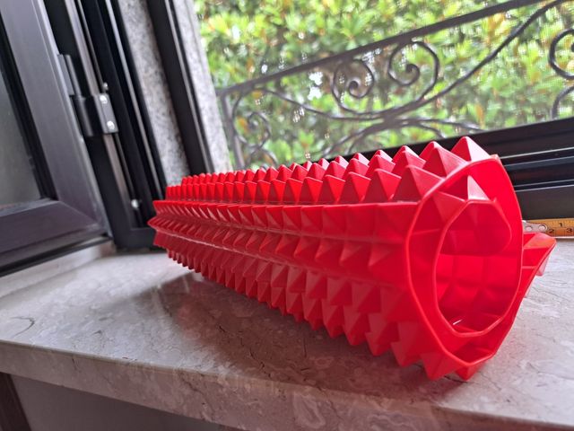 Tappetino cottura silicone rosso
