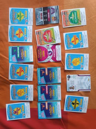 Cromos FC Barcelona - 16 cartas