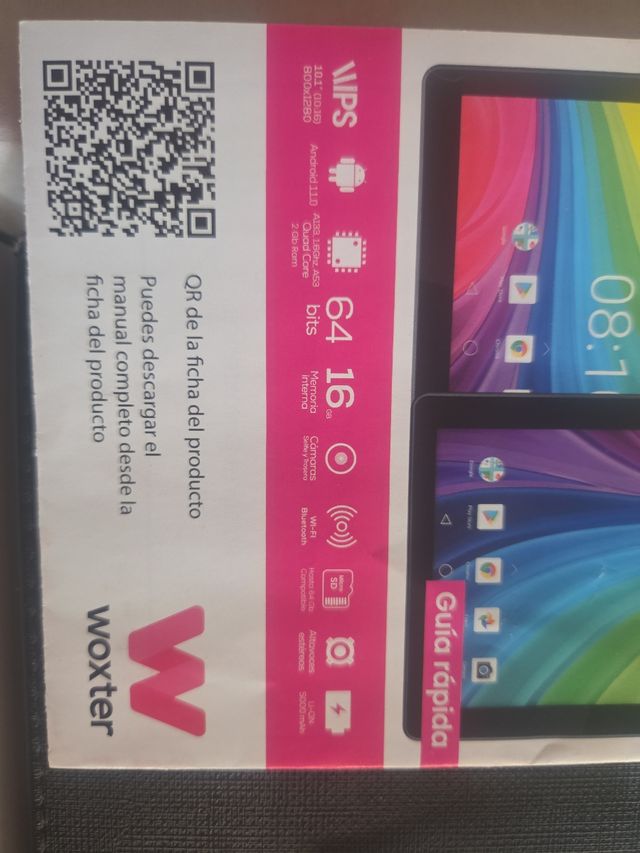 Tablet Woxter X-100 PRO 10.1" Pink nueva+regalo