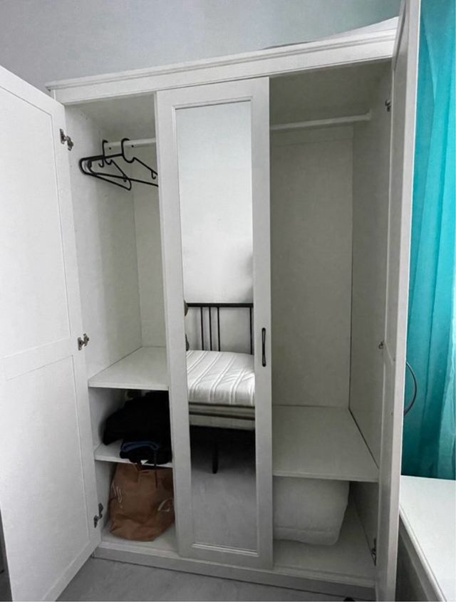 Armario Ikea Songesand 3 puertas blanco