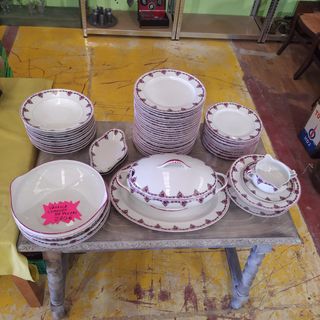 ANTIGUA VAJILLA LIMOGES 57 PIEZAS