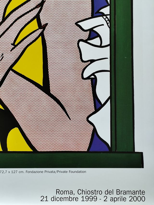 Póster de Roy Litchtenstein "Chica en la ventana"