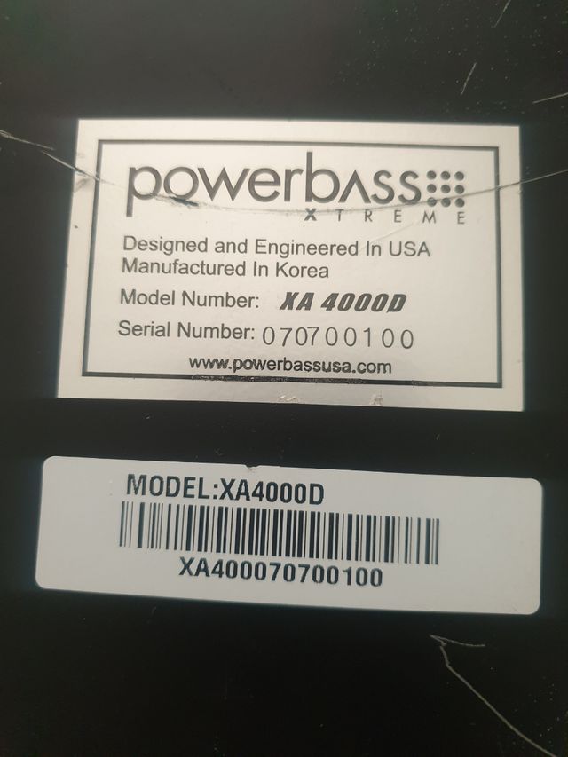 Amplificador Powerbass XA-4000D monofonico