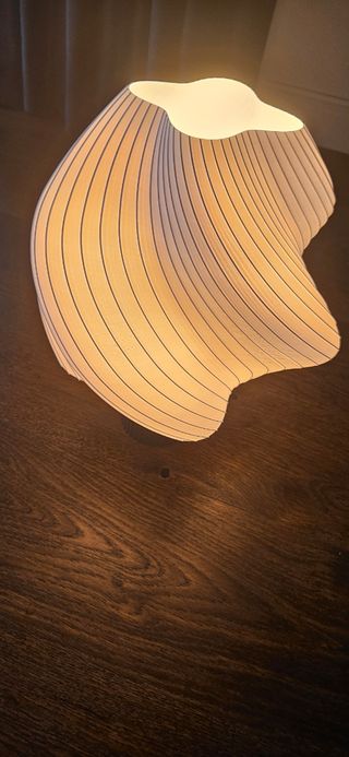 Lampada stile 3D bianca