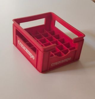 Scatola porta banconote Cruzcampo in miniatura 