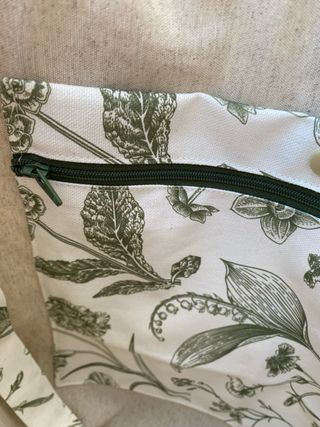 Bolso Tote Flores Verdes