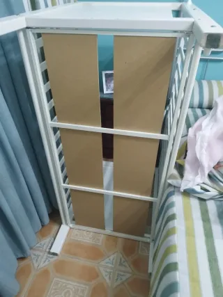 Cuna bebé - blanco - impecable con corcho frex nue