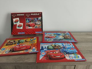 Pack Puzzles y juego de Rayo McQueen (4)