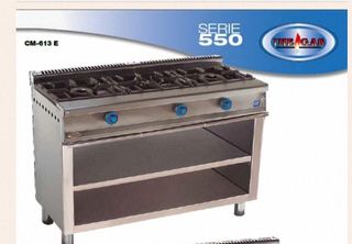 Cocina 3 fuegos IMEGAS Serie 550