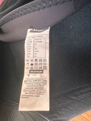 Traje Neopreno Mujer XL