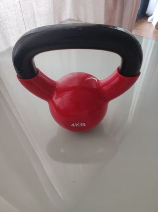 Pesa rusa 4kg - Kettlebell roja