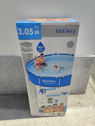 Piscina Bestway NOVA Steel Pro 3.05m selada e com