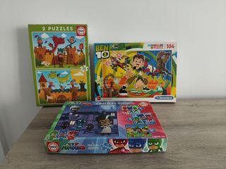 7 Puzzles infantiles 4-7 años