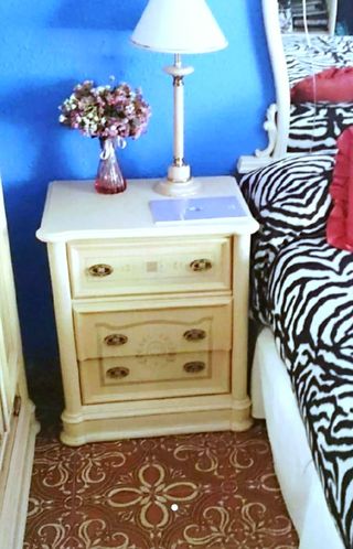 Mesita noche Shabby Chic - Cabezal