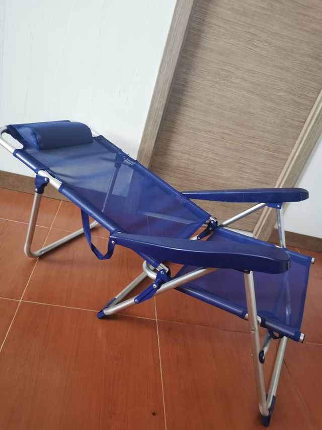Silla Plegable Playa Azul