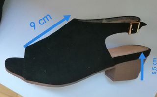 Sandalias negras sin estrenar 