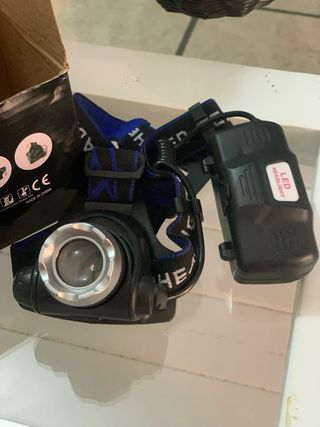 Linterna frontal LED - pesca