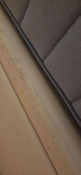 Canapé abatible 160cm beige/azul