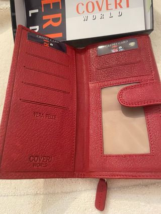 Portafoglio Coveri rosso