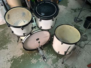 Batteria bianca Ludwig in 4 pezzi