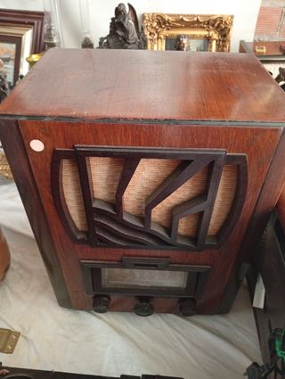 Radio antigua válvulas 1935 radiola 